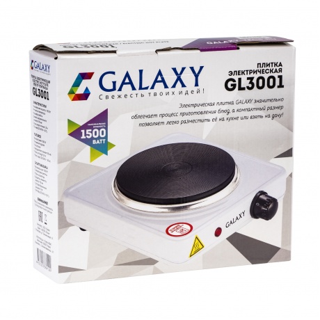 Электроплитка Galaxy GL3001 белый - фото 3