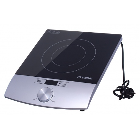 Плитка индкционная Hyundai HYC-0102 серебристый/черный - фото 4