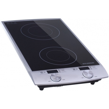 Плитка индкционная Hyundai HYC-0103 серебристый/черный - фото 2