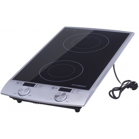Плитка индкционная Hyundai HYC-0103 серебристый/черный - фото 3