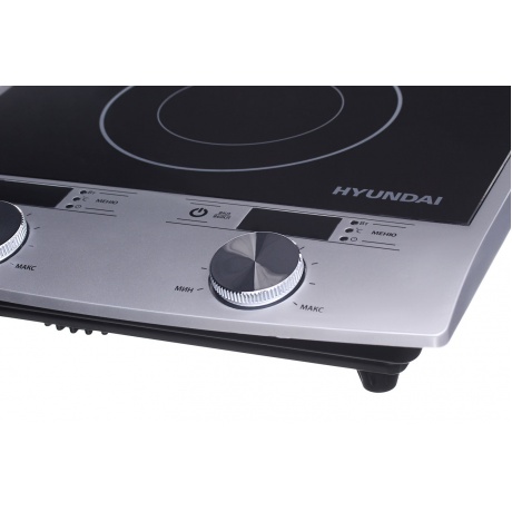 Плитка индкционная Hyundai HYC-0103 серебристый/черный - фото 5