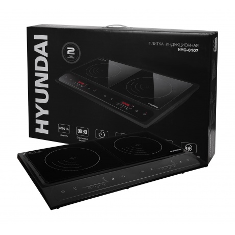 Плитка индкционная Hyundai HYC-0107 черный - фото 8