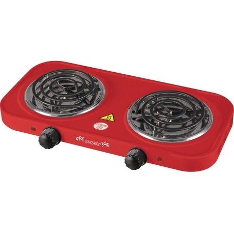 Плитка электрическая Energy EN-904R , 2 конфорки. красная - фото 1