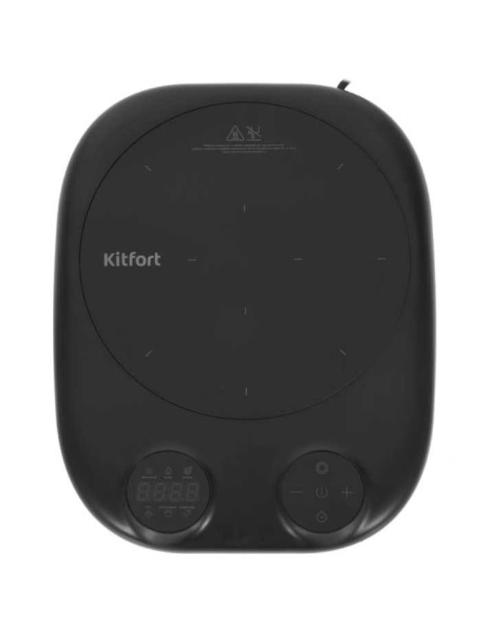 Индукционная плита Kitfort КТ-145 плитка индукционная kitfort кт 145 1800 вт 1 конфорка таймер чёрная