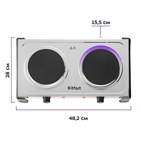 Электрическая плита Kitfort КТ-181 - фото 8