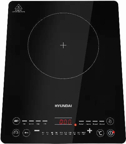 Плитка индкционная Hyundai HYC-0110 черный/серебристый