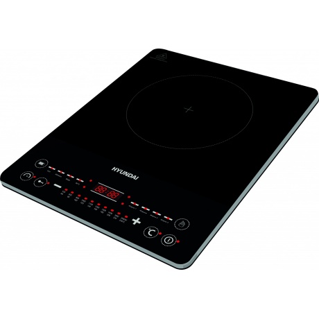 Плитка индкционная Hyundai HYC-0110 черный/серебристый - фото 2