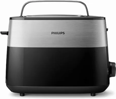 Тостер Philips HD2516 830Вт черный/стальной