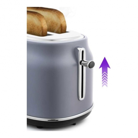Тостер Kitfort КТ-2038-3 серый - фото 5