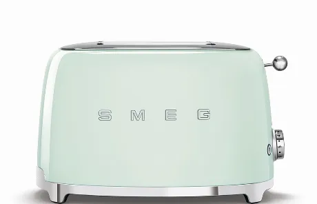 Тостер SMEG TSF01PGEU Стиль 50-х г, 2 ломтика, корпус из нержаве...