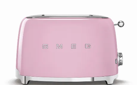 Тостер SMEG TSF01PKEU Стиль 50-х г.г, корпус из нержавеющей стал...