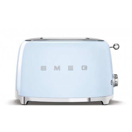 

Тостер SMEG TSF01PBEU Стиль 50-х г, 2 ломтика, корпус из нержавеющей стали, 6 уровней поджаривания, голубой