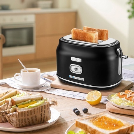 Тостер Kitfort КТ-2075-2 черный - фото 2