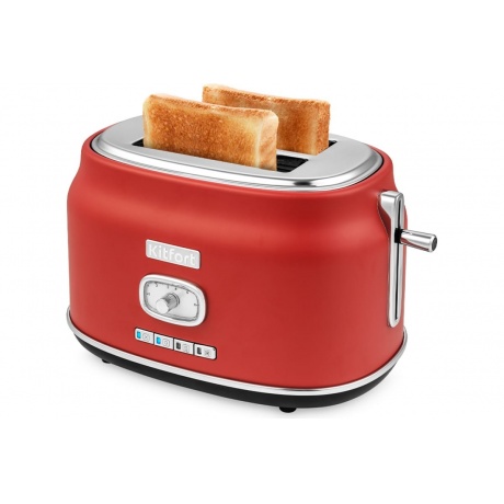 Тостер Kitfort КТ-2075-3 красный - фото 1