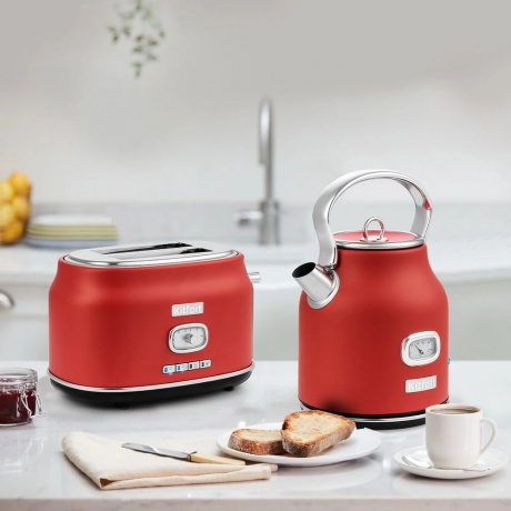 Тостер Kitfort КТ-2075-3 красный - фото 8