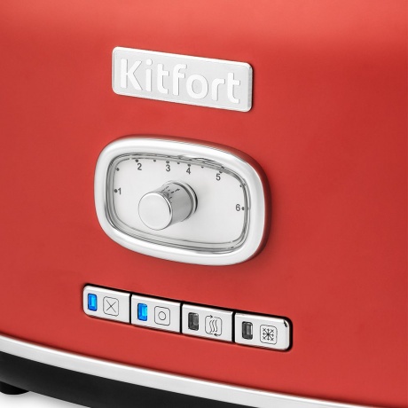 Тостер Kitfort КТ-2075-3 красный - фото 3
