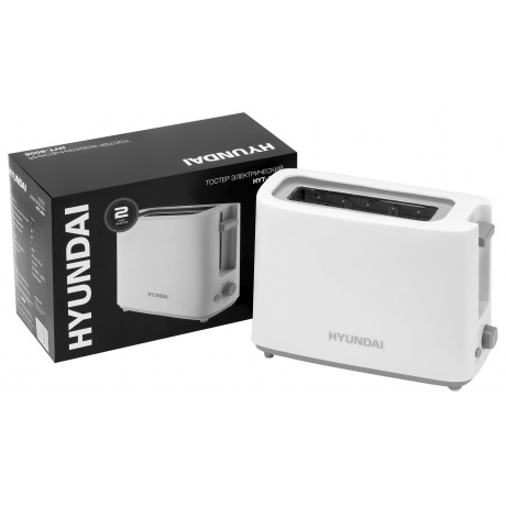 Тостер Hyundai HYT-8006 500Вт белый/серый - фото 9