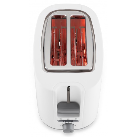 Тостер Hyundai HYT-2301 800Вт белый/серый - фото 4