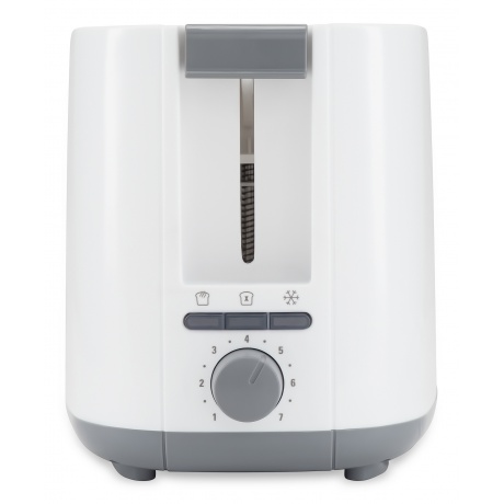 Тостер Hyundai HYT-2301 800Вт белый/серый - фото 5