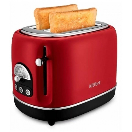 Тостер Kitfort КТ-4004-1 красный - фото 9