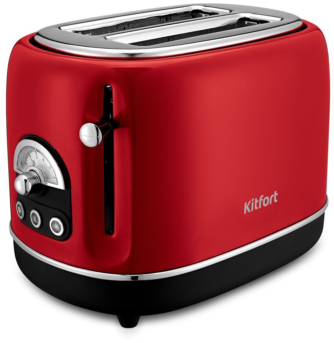 Тостер Kitfort КТ-4004-1 красный тостер kitfort кт 4004 2 815вт мятный