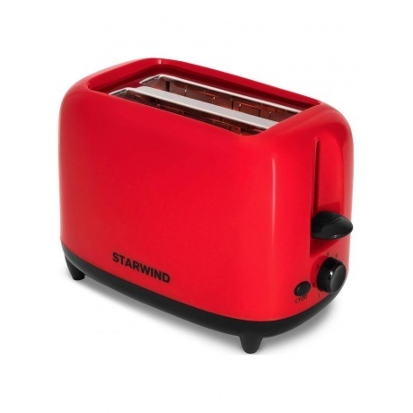 Тостер Starwind ST7003 700Вт красный/черный