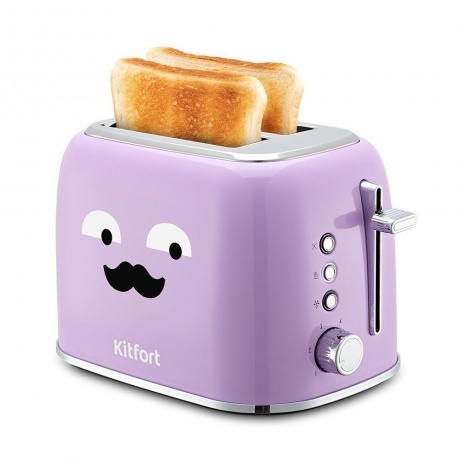 Тостер Kitfort КТ-6218-3 лавандовый - фото 1