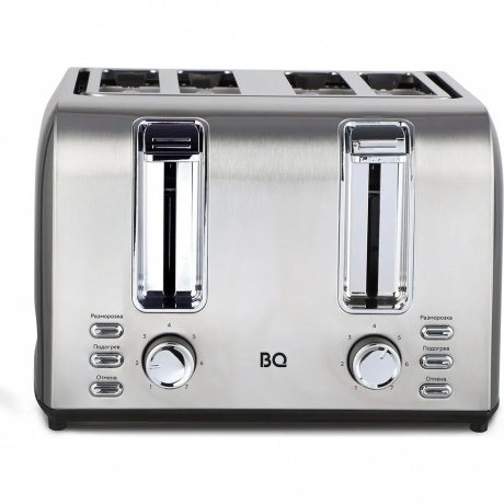 Тостер BQ T2001 Стальной-Черный - фото 2