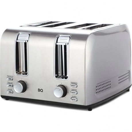 Тостер BQ T2001 Стальной-Черный - фото 4