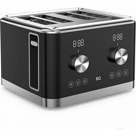 Тостер BQ T4000 Черный-Стальной - фото 2