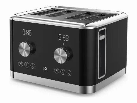 Тостер BQ T4000 Черный-Стальной