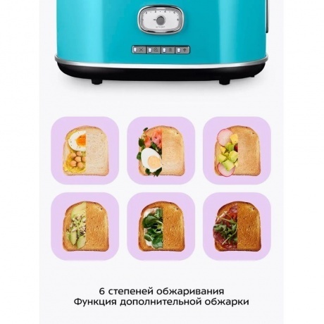 Тостер Kitfort КТ-6455 - фото 21