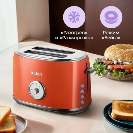 Тостер Kitfort КТ-6456 - фото 15