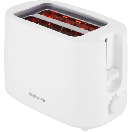 Тостер Starwind ST4107 750Вт белый - фото 2