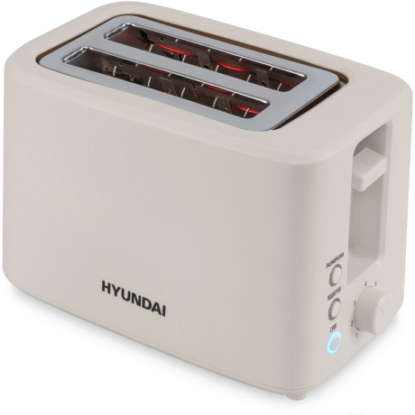 Тостер Hyundai HYT-3306 700Вт кремовый - фото 2
