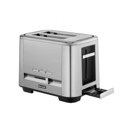 Тостер Rondell RDE-1200 1000Вт серебристый - фото 3
