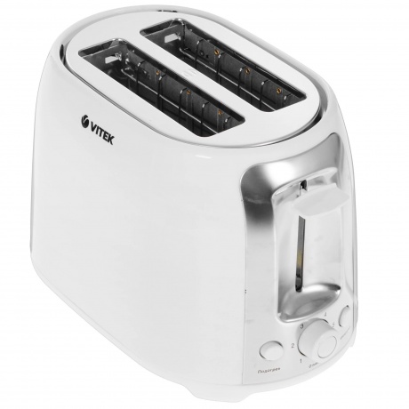 Тостер Vitek VT-1582 750Вт белый - фото 5
