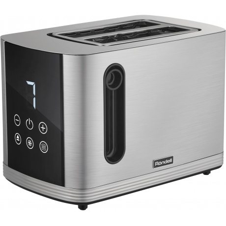 Тостер Rondell RDE-1201 800Вт стальной - фото 1