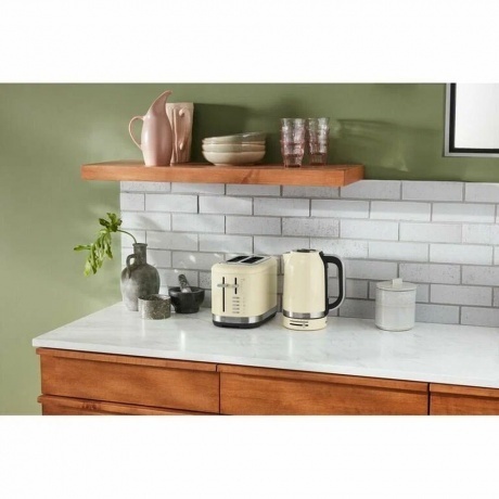 Тостер KitchenAid 5KMT2109EAC кремовый, на 2 тоста - фото 6