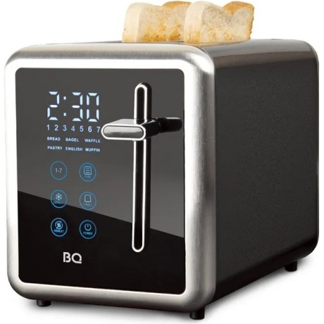 Тостер BQ T4002 Стальной-Черный - фото 2