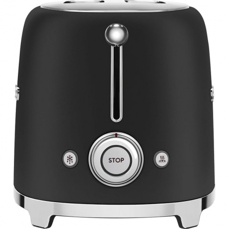 Тостер Smeg TSF01BLMEU матовый черный - фото 4