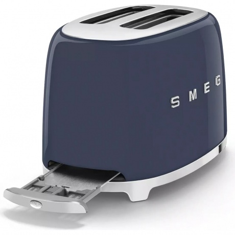 Тостер Smeg TSF01NBEU темно-синий - фото 4