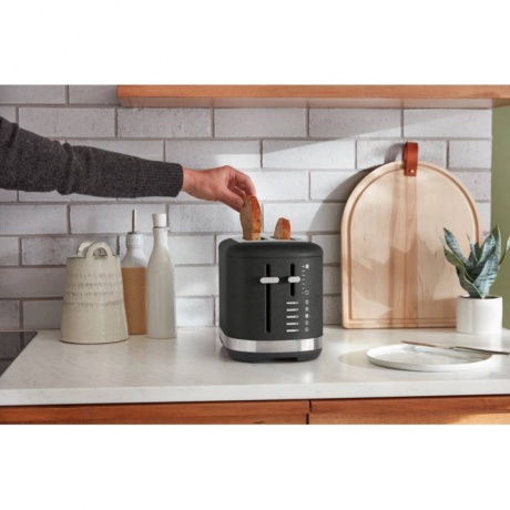 Тостер KitchenAid 5KMT2109EBK чугун - фото 8
