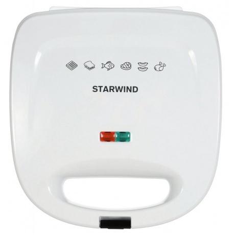 Сэндвичница Starwind SSW8111 700Вт белый - фото 3