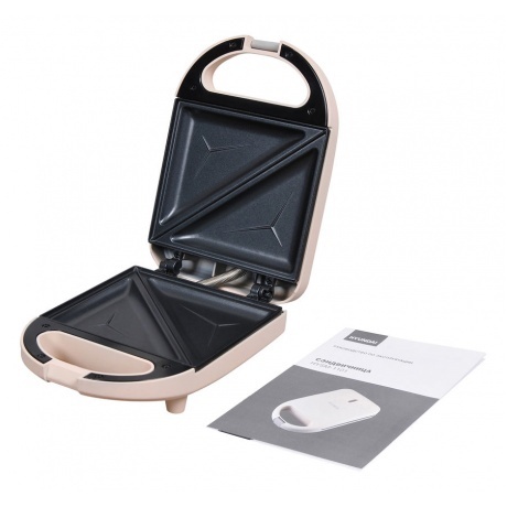 Сэндвичница Hyundai HYSM-1101 коричневый - фото 6