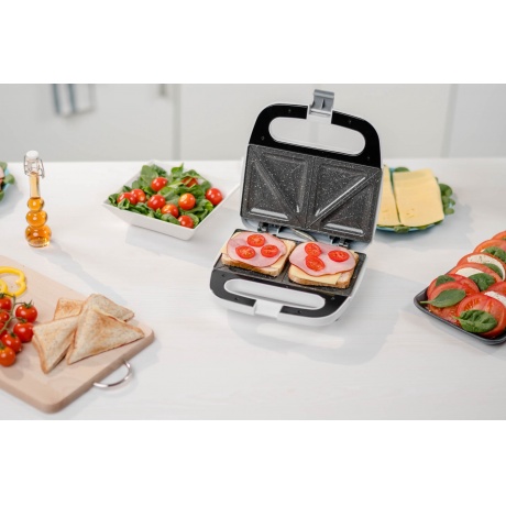 Сандвич мейкер Zelmer ZSM7850 White - фото 5