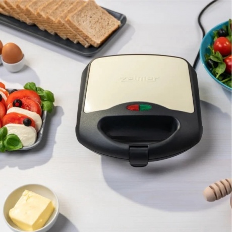 Сандвич мейкер Zelmer ZSM7861 Black/Cream - фото 3