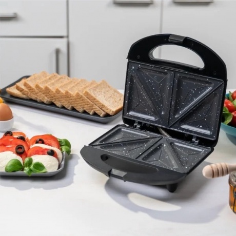 Сандвич мейкер Zelmer ZSM7861 Black/Cream - фото 4