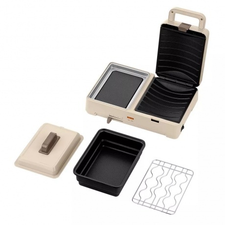 Бутербродница Kitfort КТ-6061-2 бежевый - фото 8