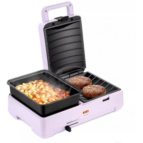 Бутербродница Kitfort КТ-6061-3 лавандовый - фото 5